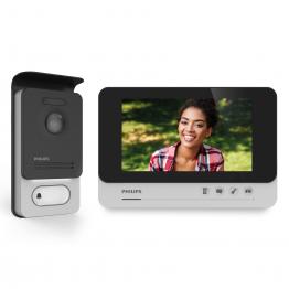 Videocitofono Mono/Bifamiliare 2 Fili Philips WelcomeEye Comfort 7" con accesso RFID - 531019