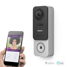Philips WelcomeEye Link videocampanello Wi-fi connesso con batteria ricaricabile